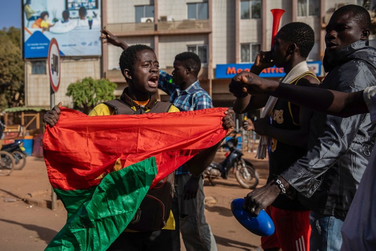 Protesters take to the streets of Burkina Faso's capital Ouagadougou