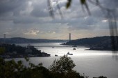 Turkey polices the strait under the 1936 Montreux Convention that gives Ankara control over the Bosphorous and the Dardanelles to the southwest [File: Erdem Sahin/EPA-EFE]