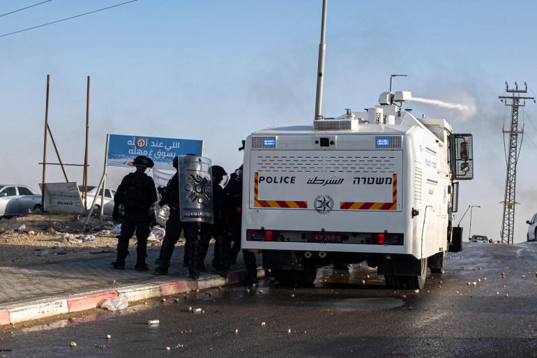 , Israeli forces violently suppress Palestinian protest in Naqab, The World Live Breaking News Coverage &amp; Updates IN ENGLISH
