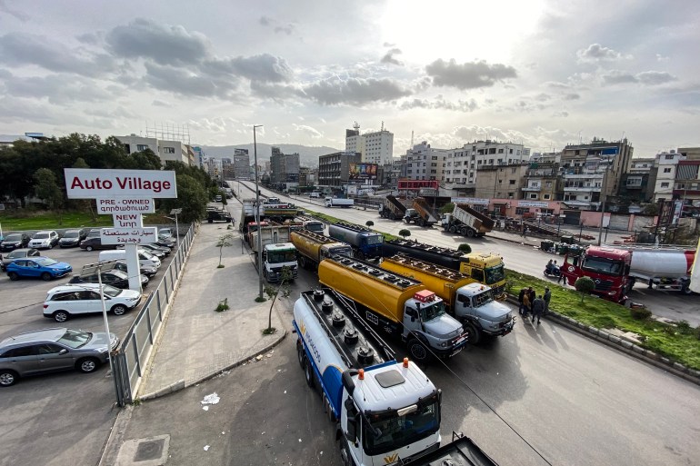 Lebanon transport unions day of rage