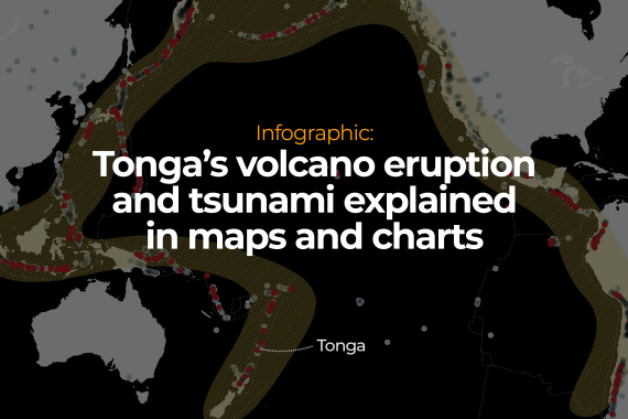 Infographic: Tonga’s volcano eruption and tsunami explained in maps and charts