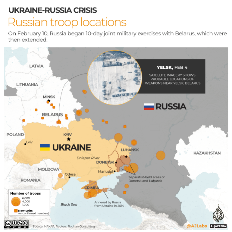 INTERACTIVO- ¿Dónde están estacionadas las tropas rusas?