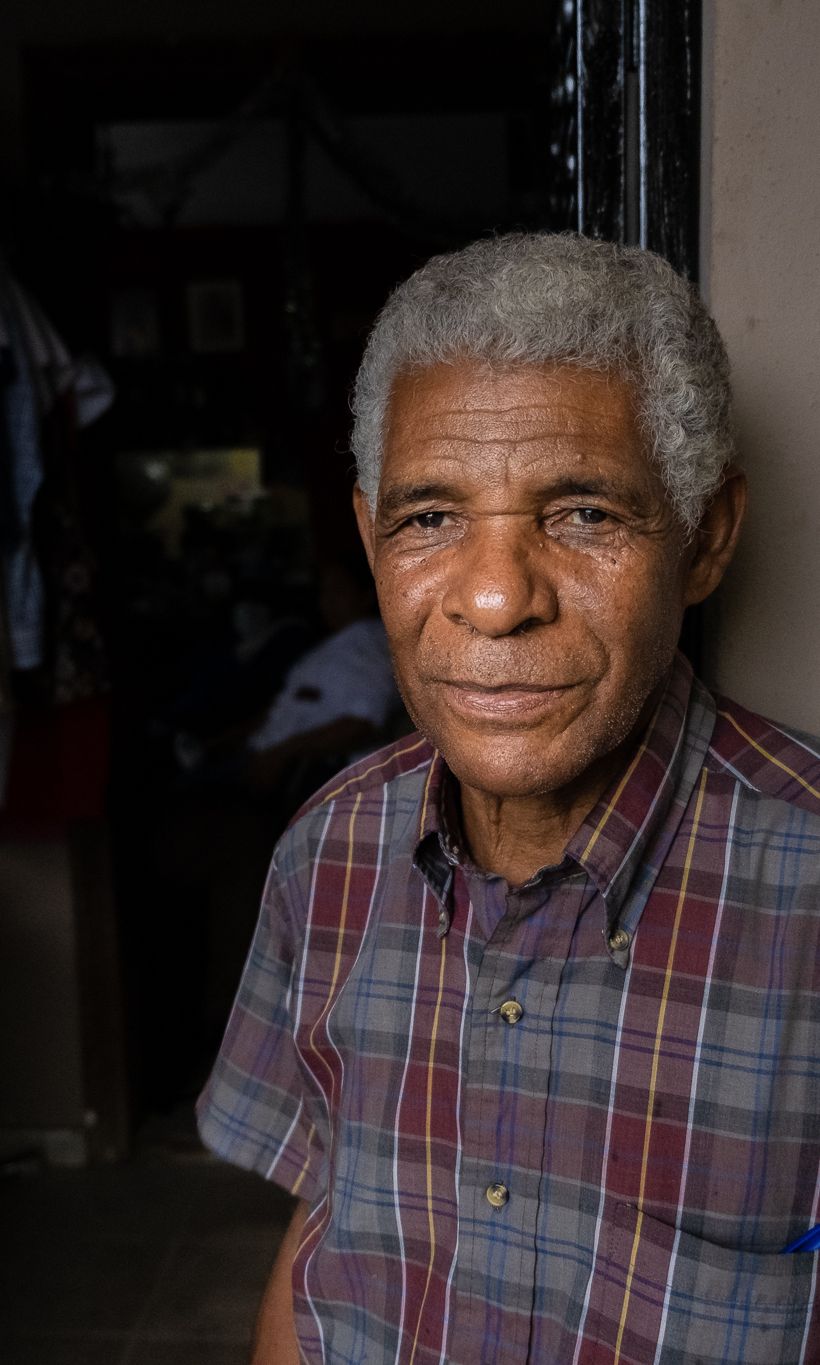 Rafael Antonio Hernandez, 73, is a resident of Paraiso de Dios, Haina