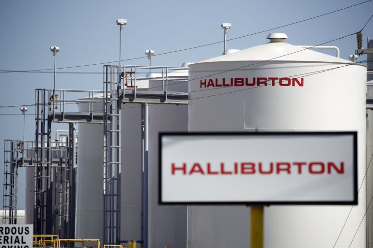 Halliburton Co. signage