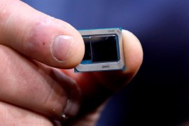 An Intel Tiger Lake chip