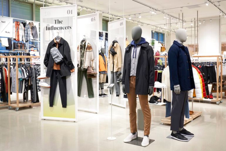 This image provided by Amazon, shows how clothing could be displayed at the company's new Amazon Style store concept