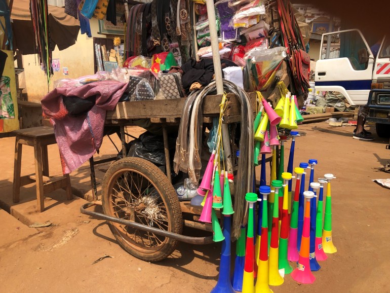 vuvuzelas being sold in cameroon