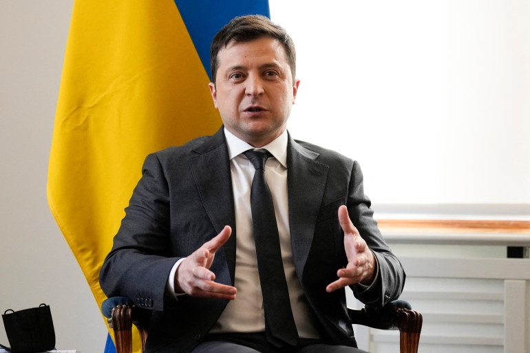 Ukrainian President Zelenskyy condemned "a policy of appeasement" towards Russia