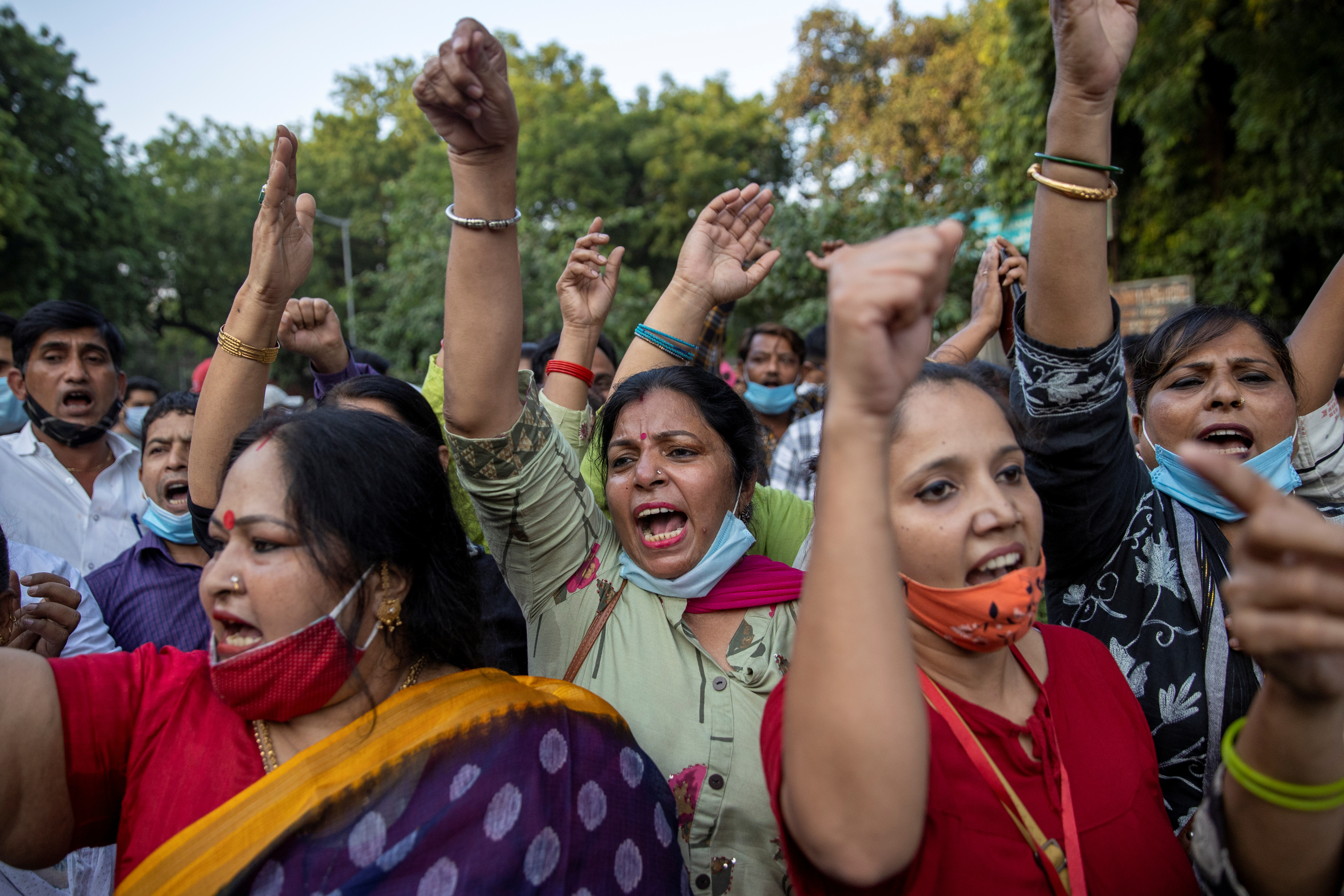 Outrage as woman allegedly gang-raped, paraded in India’s capital pic