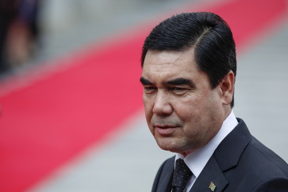 Turkmenistan's President Kurbanguly Berdymukhamedov