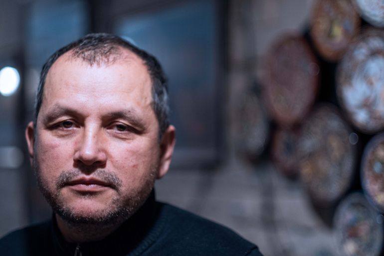 Erfan Kudusov, a Crimean Tatar, left his home in Yalta after the Russian authorities began to crack down on Crimean Tatars and pro-Ukrainian activists [Nils Adler/Al Jazeera]