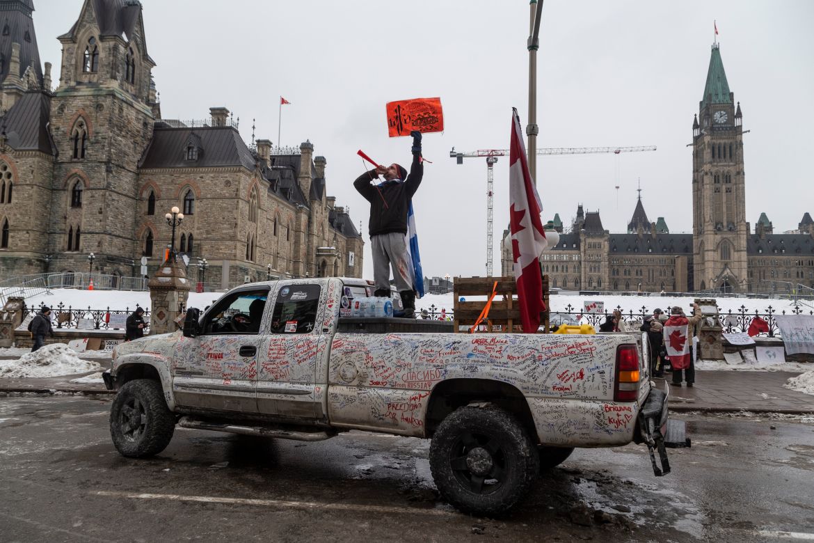 Ottawa Canada, Trucker Protest