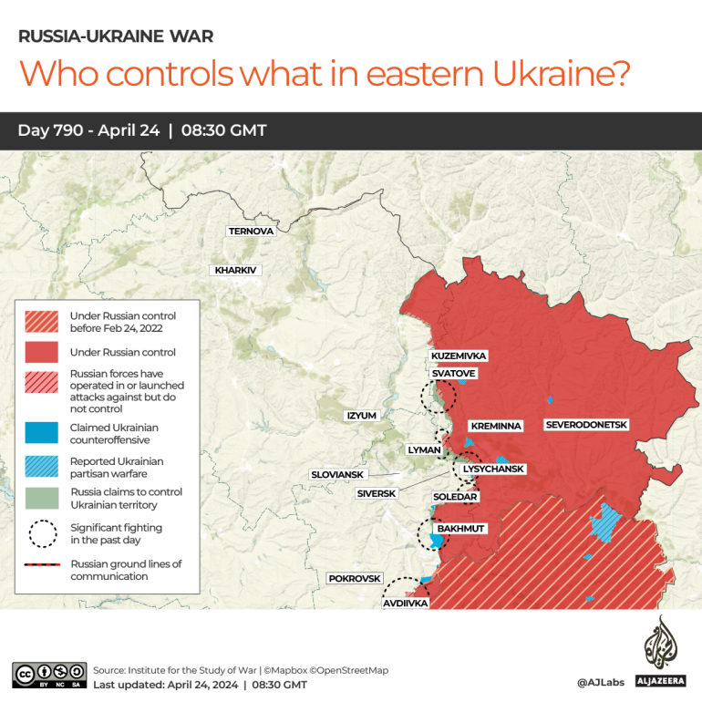 INTERACTIVE-چه کسی در شرق اوکراین چه چیزی را کنترل می کند-1713948777 کپی