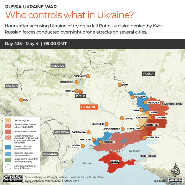Setidaknya satu drone ditembak jatuh dalam serangan udara baru di Kiev, Ukraina |  Berita perang Rusia-Ukraina
