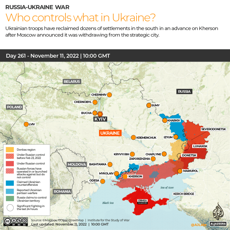 INTERACTIVE - WHO CONTROLS WHAT IN UKRAINE 261
