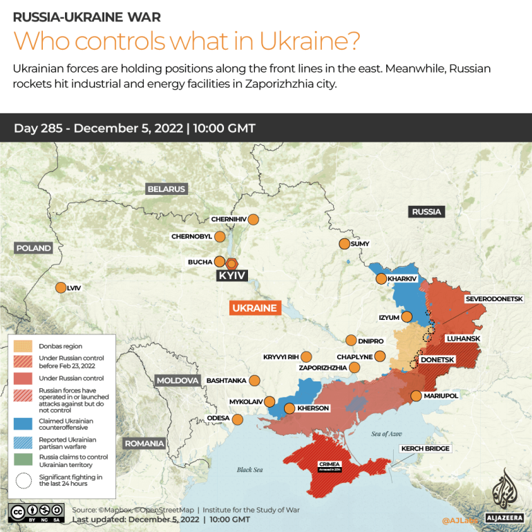 INTERACTIVE - WHO CONTROLS WHAT IN UKRAINE 285