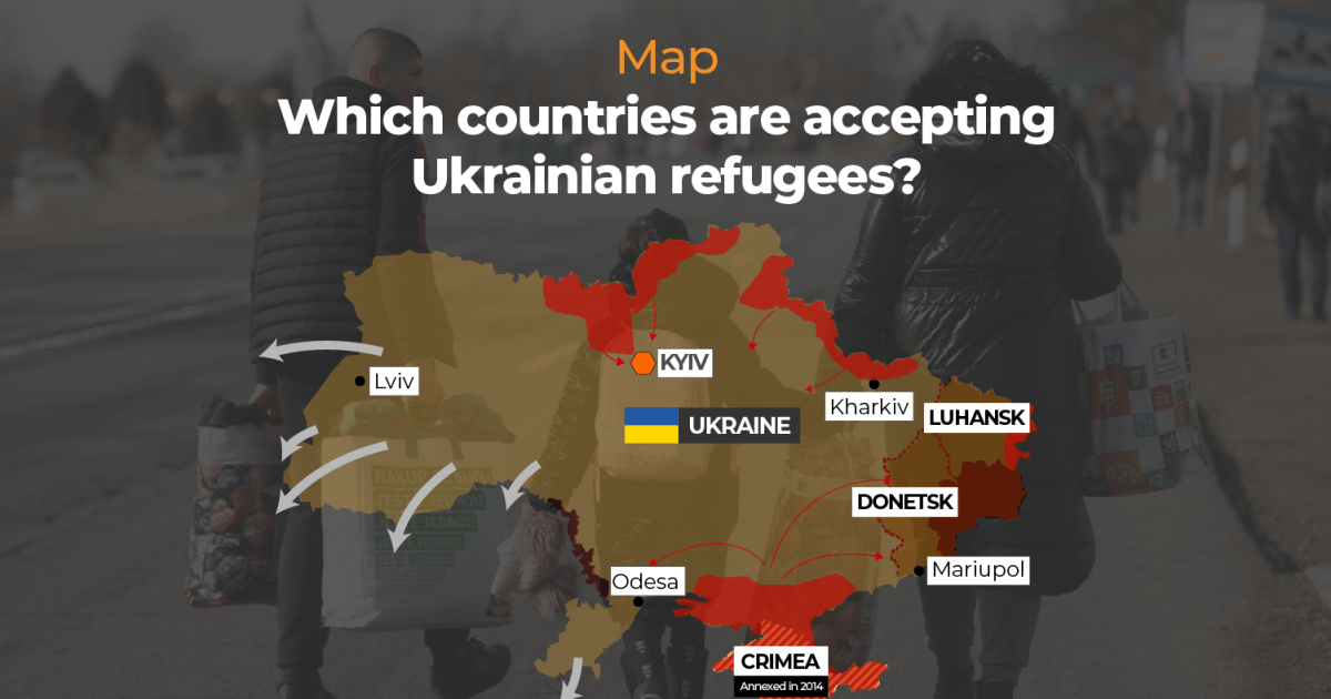 Mapa: ¿Qué países aceptan refugiados ucranianos?  |  Noticias infográficas