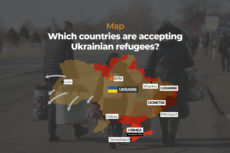 INTERACTIVE- Where are Ukrainians fleeing to poster