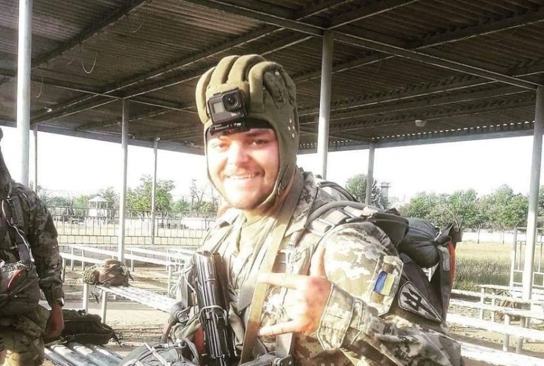 Aiden Aslin, a British soldier in Ukraine