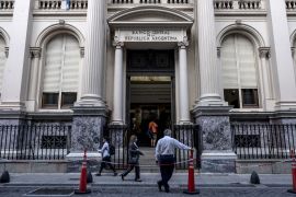 The Central Bank of Argentina in Buenos Aires, Argentina