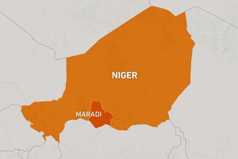 Maradi, Niger map