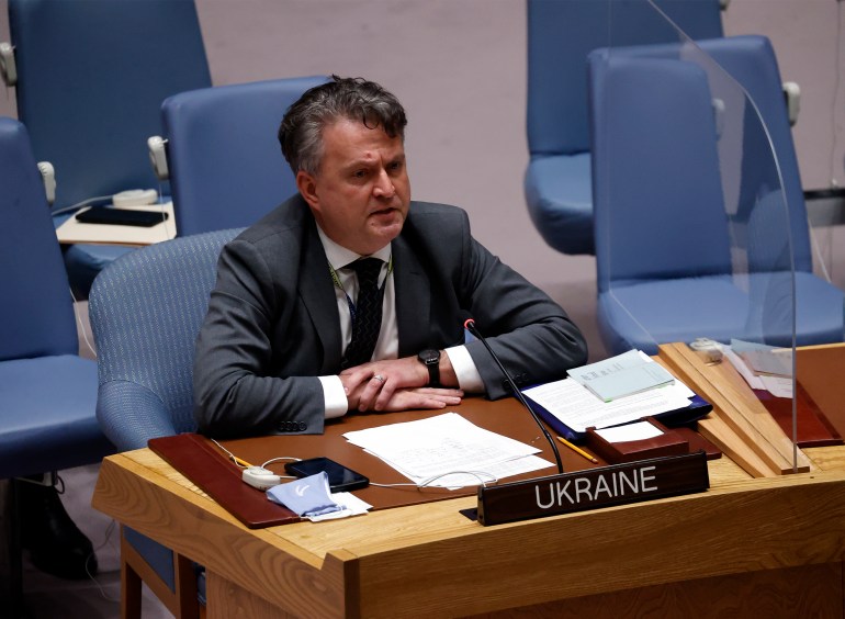 Ukraine Ambassador to the United Nations Sergiy Kyslytsya