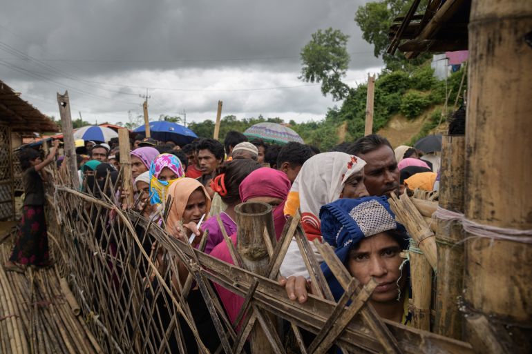 Myanmar Officials Visit Bangladesh Refugee Camp for Repatriation Project