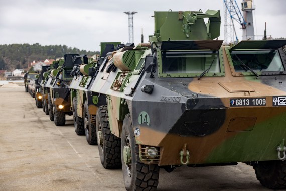 Cold Response 2022 aims to test how Norway would manage allied reinforcements on its soil in the event that NATO's mutual defence clause were triggered [File: Geir Olsen/NTB via AFP]
