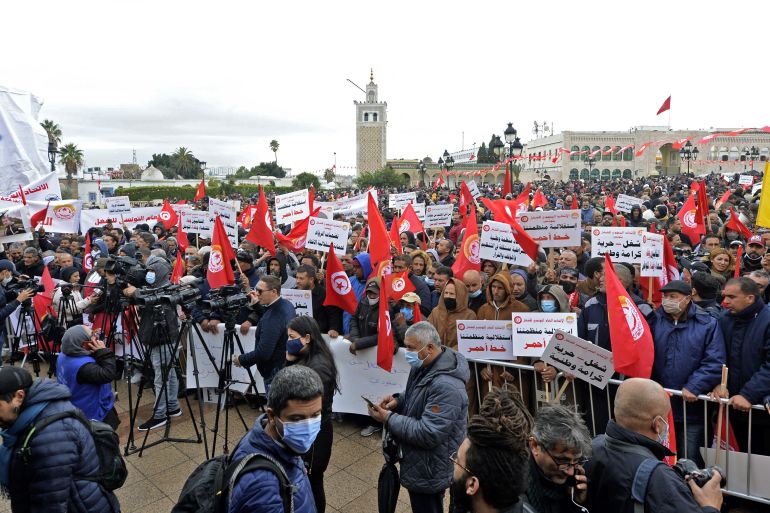 The union says it has more than a million members and is seen as Tunisia's most powerful political organisation, capable of shutting down the economy with strikes
