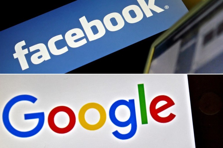 Google Facebook logo