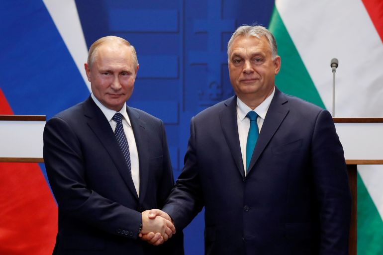 Energy deals “must be left out of the sanctions issue, because otherwise we will pay the price of the war, and nobody wants that,” Orban recently told Hungarian media [File: Bernadett Szabo/Reuters]