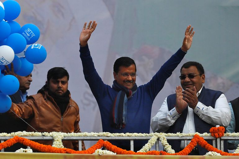 Delhi Chief Minister and leader of AAP Arvind Kejriwal