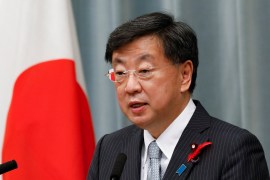 apan's Chief of Cabinet Secretary Matsuno Hirokazu