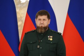 The head of the Chechen Republic, Ramzan Kadyrov, has been critical of Russian military brass in recent weeks [File: Chingis Kondarov/Reuters]