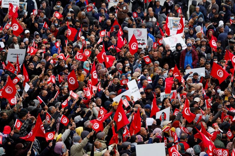 Tunisia protesters