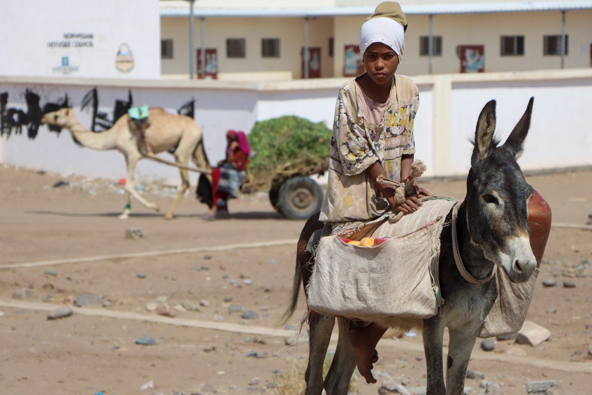 Rahaf Saleh, an 11-year-old