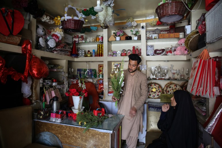 Shoaib is the owner of Hamisha Bahar, a flower shop in Pol-e Sorkh in Kabul