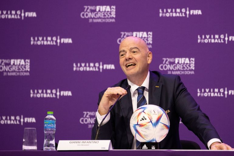72nd Fifa Congress 2022, Doha Qatar, 31 March 2022 [Showkat Shafi/Al Jazeera]