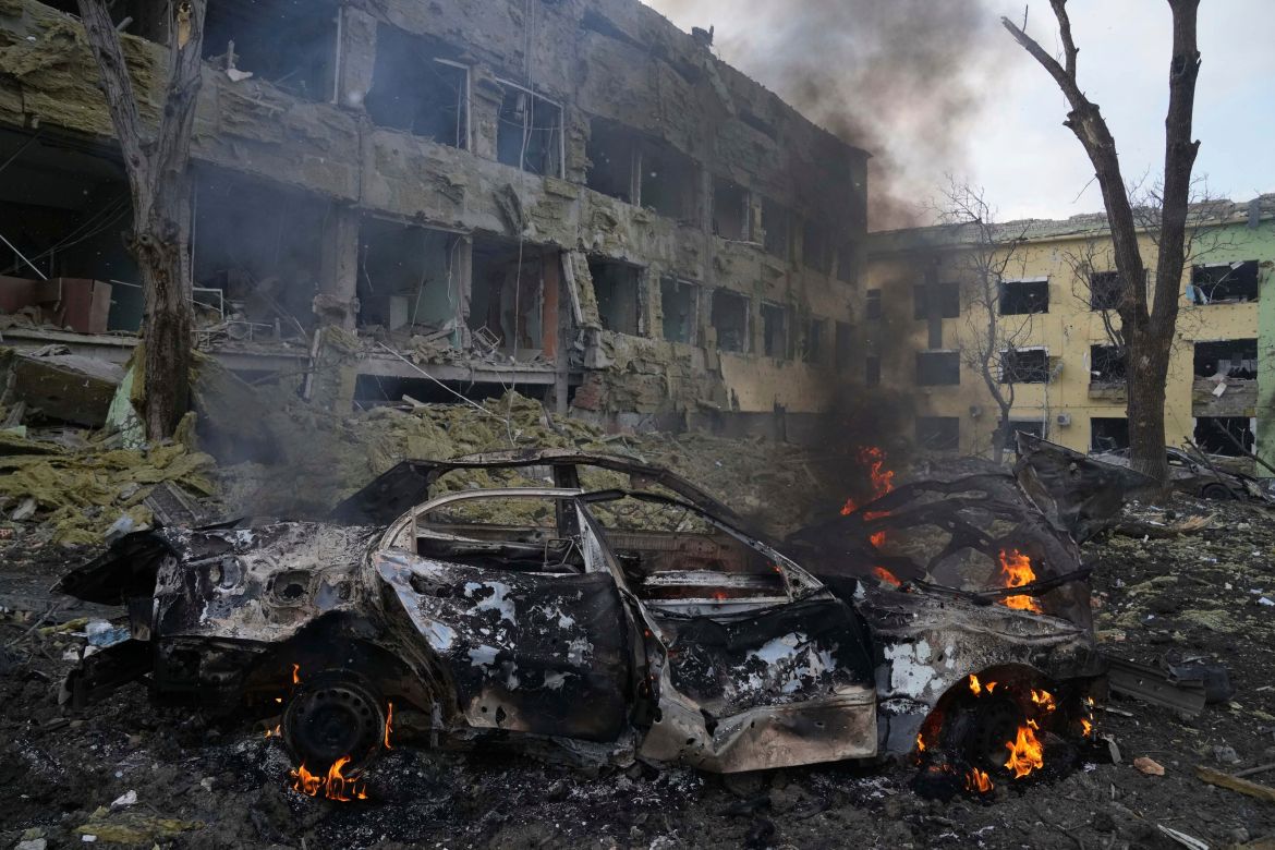 Photos: Russian bombing destroys hospital in Ukraine's Mariupol | Gallery News | Al Jazeera