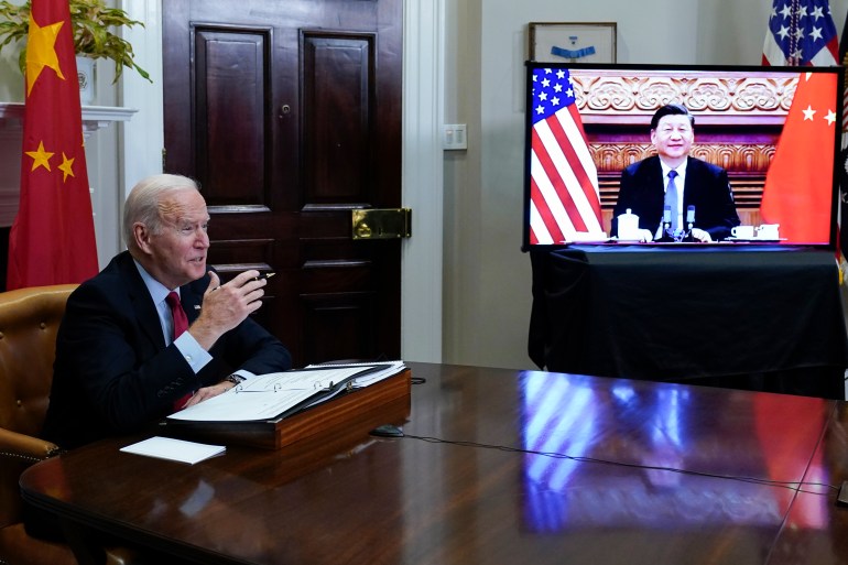 Biden-Xi virtual meeting