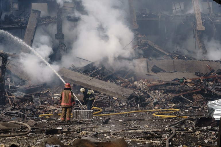 Знищення від авіаудару взуттєвої фабрики в Дніпрі