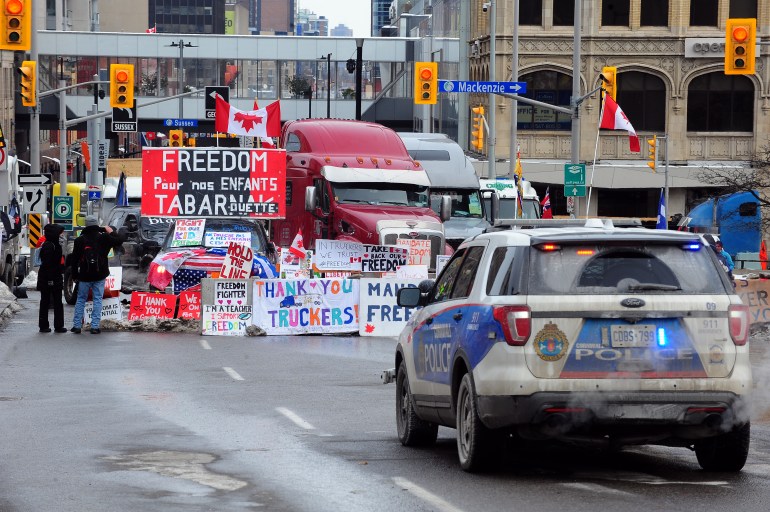 Özgürlük Konvoyu, Ottawa, Kanada
