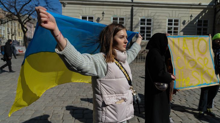 Ukraine-flag-rally