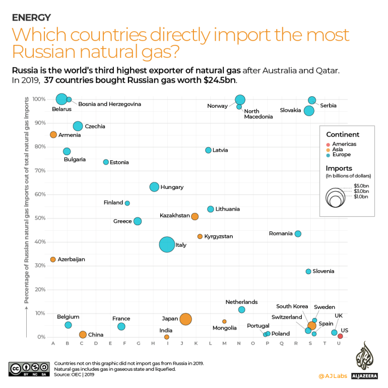 INTERACTIVE - Which countries directly import the most Russian gas_