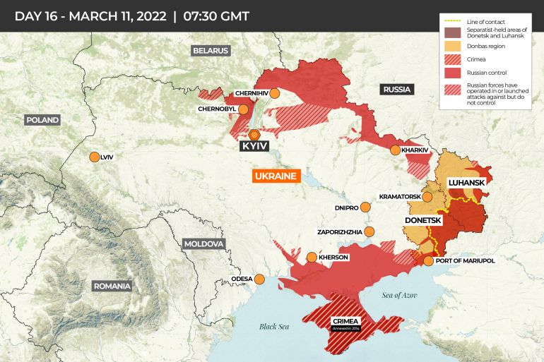 Russia-Ukraine war military dispatch: March 11, 2022 | Russia-Ukraine war  News | Al Jazeera