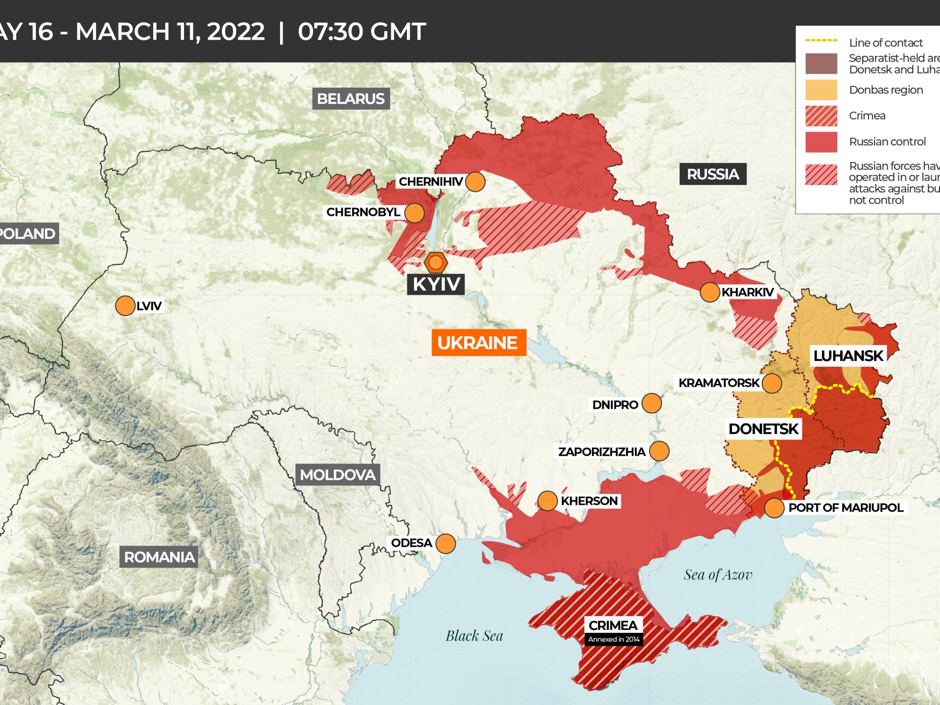 RussiaUkraine war military dispatch March 11, 2022 RussiaUkraine
