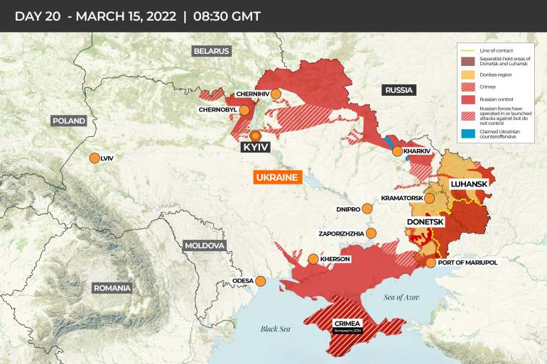 Russia-Ukraine war military dispatch: March 15, 2022 | Russia-Ukraine war  News | Al Jazeera