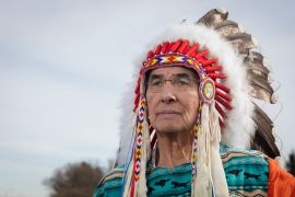 A photo of Chief Willie Littlechild.