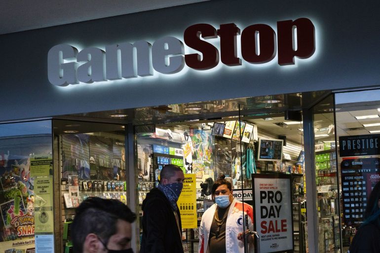 GameStop store at a mall in San Diego, California