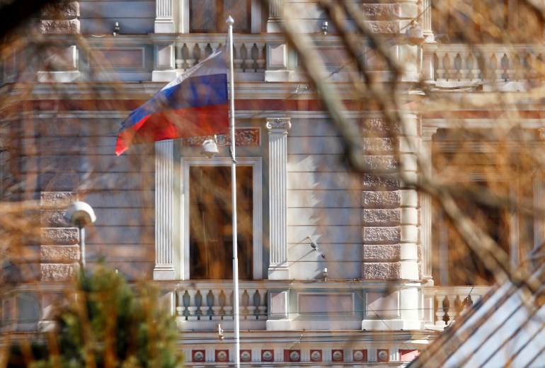 Exterior presumption    connected  the Russian Embassy successful  Riga
